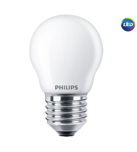LED žárovka Philips FILAMENT Classic E27 2,2W 2700K 230V P45 FR  P346833LEDž.PH,E27 ilum
