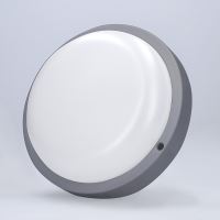 Solight LED venkovní osvětlení kulaté, 13W, 910lm, 4000K, IP54, 17cm, šedá barva - WO7 (7)