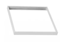 INQ Rám hliníkový pro instalaci LED panelů, bílý, rozměr 600x600mm  PNLA01