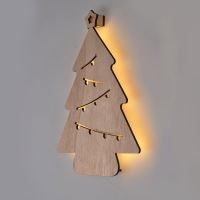 Solight LED nástěnná dekorace vánoční stromek, 24x LED, 2x AA - 1V260ván.STROMEK 24LED (6)