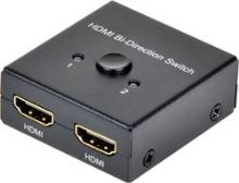 HDMI 4K slučovač/rozbočovač 2x1, manuální  CS32L