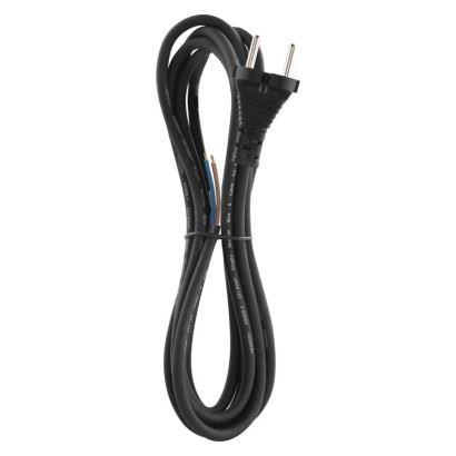 Kabel flexo guma 2x1mm, černá, 3m S03030_1