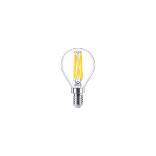 LED žárovka Philips E14 3,4W/40W stmívatelná, iluminační, čirá, 2700K 230V P45 CL   P449