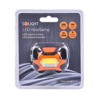 Solight čelová LED svítilna, 3W COB, 3x AAA - WH25sv.čel.LED.3W 3R3 WH25 oranž/černá S (2)