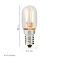 LED žárovka NEDIS E14 T25 2W/25W 2700K  LBCHE14T25_5