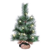 Solight vánoční stromek 45cm, 15LED, 3x AA, IP44 časovač - 1V238ván.STROMEK 15LED 45cm z
