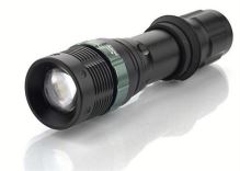 Solight LED kovová svítilna, 150lm, 3W CREE LED, černá, fokus, 3 x AAA - WL09_3