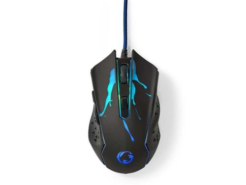 myš optic.GMWD210BK 1,5m 6tl. herní DPI černá