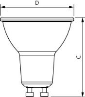 LED žárovka Philips, GU10, 4,9W, 4000K, úhel 36°  P308619_2 (1)