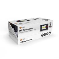 Solight LED svítilna pracovní, 3W COB + 3 SMD LED, hák + magnet, 3 x AAA - WL108sv. pl (2)