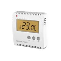 Programovatelný WiFi termostat PT14-NP-P WiFi pro ovládání kotle i elektrického topení s bezpotencionálním kontaktem.