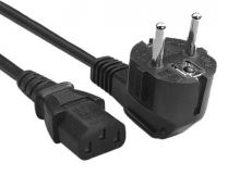 Napájecí kabel pro počítače, 3-pin, 230V, 10A, 1,8m   KAD201