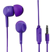 Thomson sluchátka s mikrofonem EAR3005, silikonové špunty, fialová  132482