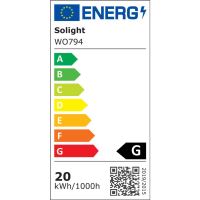 Solight LED venkovní řetěz s žárovkami, 25 žárovek, 15m+5m, 20W, teplá bílá - WO794_10