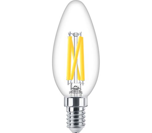 LED žárovka Philips E14 3,4W/40W stmívatelná, čirá, 2700K 230V B40 CL   P449411LEDž.PH E