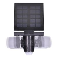 Solight LED solární osvětlení se senzorem, 8W, 600lm, Li-on, černá - WO772_4