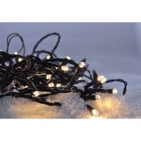 Solight LED venkovní vánoční řetěz, 200 LED, 10m, přívod 5m, 8 funkcí, IP44, teplá bílá - 1V06-WW