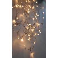 Solight LED vánoční závěs, rampouchy, 120 LED, 3m x 0,7m, přívod 6m, venkovní, teplé b (3)