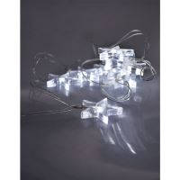 Solight LED vánoční řetěz, hvězdy, 1,5m, 10x LED, 2x AA, bílé světlo - 1V52-Wván.sv.LE (1)
