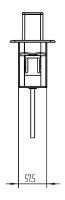 Solight USB výsuvný blok zásuvek, 3 zásuvky, nerez + plast, délka 1,9m, 3 x 1mm2, stří (7)