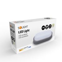 Solight LED venkovní osvětlení oválné, 20W, 1500lm, 4000K, IP54, 26cm, šedá barva - WO (7)