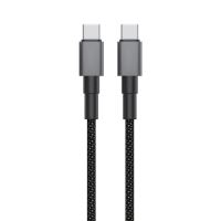 Nabíjecí a datový kabel TECHNIK USB-C/USB-C 1m, 60W 20V 3A, černý