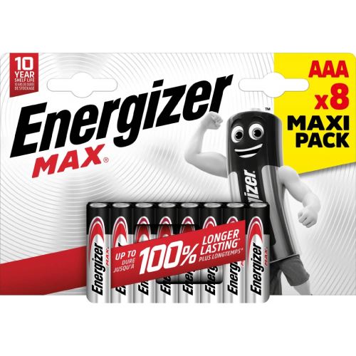 Baterie Energizer MAX AAA/R03, Blistr(4+4)