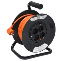 Prodlužovací přívod na bubnu - 4z. 25m, PVC FBUBEN-25