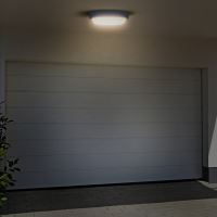 Solight LED venkovní osvětlení kulaté, 13W, 910lm, 4000K, IP54, 17cm, šedá barva - WO7 (2)