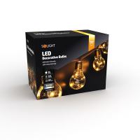 Solight LED dekorativní žárovky na přírodním provazu, 10x žárovka, 30LED, 180cm, časov (8)