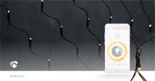 SmartLife dekorativní LED Wi-Fi síť 400 LED, 3x3m, IP65, teplá bílá   WIFILXN01W400_13