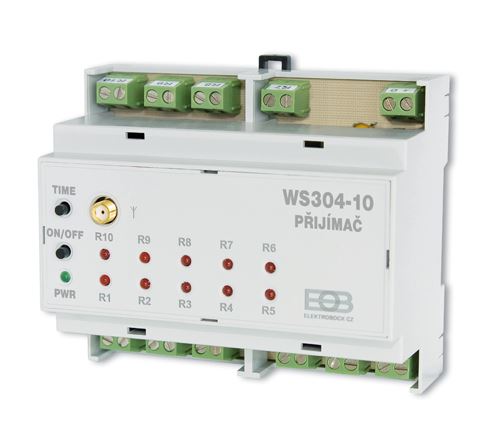 ELEKTROBOCK 10-ti kanálový přijímač WS304-10SPEC.bezdr.přijímač 10 kanálový WS304-10-5VD