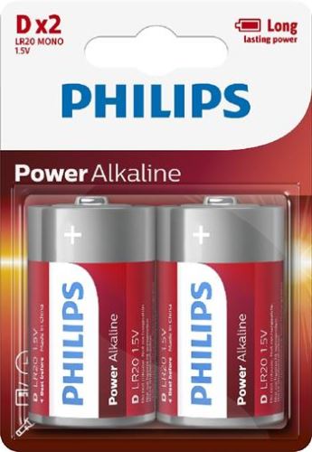 Baterie Philips LR20P2B/10 Alkalické AAA 2ks_1