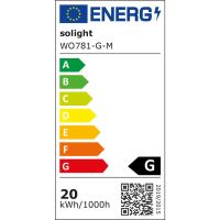 Solight LED venkovní osvětlení se senzorem Siena, šedé, 20W, 1500lm, 4000K, IP54, 23cm (8)