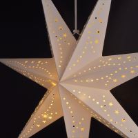 Solight LED vánoční hvězda, závěsná, 60cm, 20x LED, časovač, 2x AA - 1V255ván.HVĚZDA 2 (4)