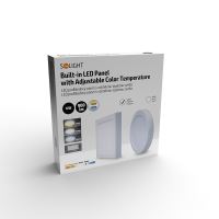 Solight LED mini panel CCT, přisazený, 12W, 900lm, 3000K, 4000K, 6000K, čtvercový - WD (7) (7)