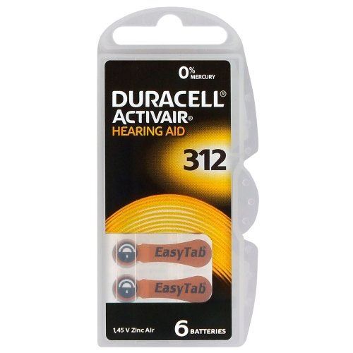 Baterie do naslouchátek DURACELL Hearing Aid Activair HA312