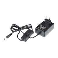 LED zdroj 12V 24W 2A zásuvkový, s vypínačem, černý  TLZZ-12V-24W