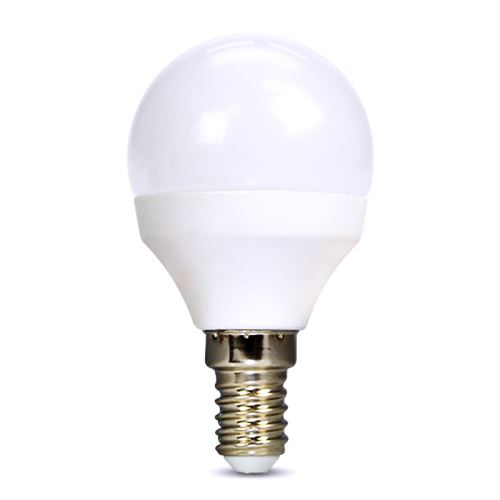 Solight LED žárovka, miniglobe, 4W, E14, 3000K, 340lm, bílé provedení - WZ415-1_1