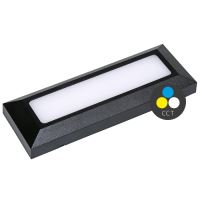 LED svítidlo přisazené fasádní RIKO ZSE5-CR černé