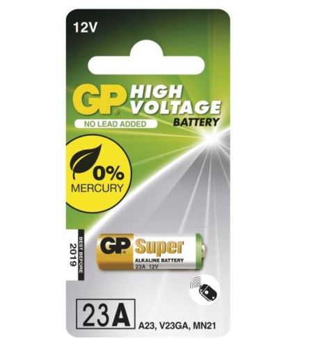 Alkalická speciální baterie GP 23AF (MN21, V23GA) 12 V