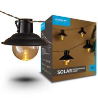 Svítidlo solární ML-DS008 LED řetěz Lucerna 10ks 4,8m