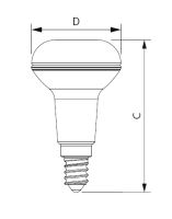 LED žárovka Philips Reflektor R50 2,8W 2700K, E14, teplá bílá
LEDž.PH.E14 R50  40W/27 (1)