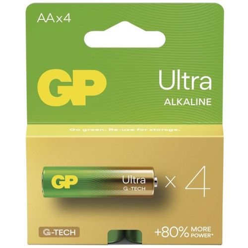 Alkalická baterie GP Ultra AA (LR6)