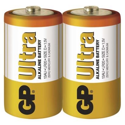 Baterie GP Ultra Alkaline R20 (D, velké mono)_1