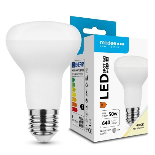Technik LED žárovka E27 R63 7,3W/50W 4000K 640lm  ML-R634000K7,3WE27N