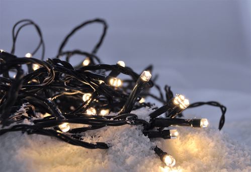 Solight LED vánoční řetěz, 500 LED, 50m, přívod 5m, IP44, teplá bílá - 1V05-WW_1