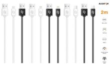 Datový kabel ALIGATOR 2A USB-C 2m, bílý_6 (5)