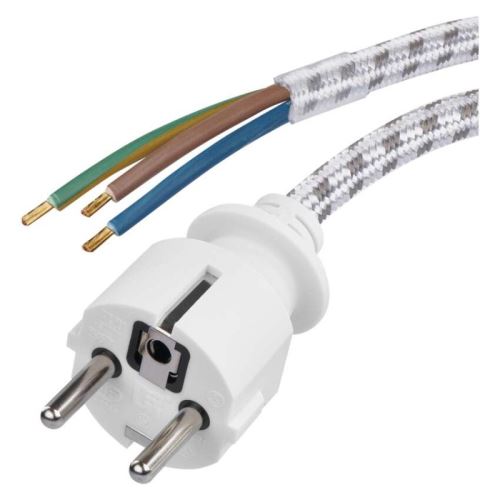 Kabel flexo 3x0,75mm opředená 2,4m  S00003_1