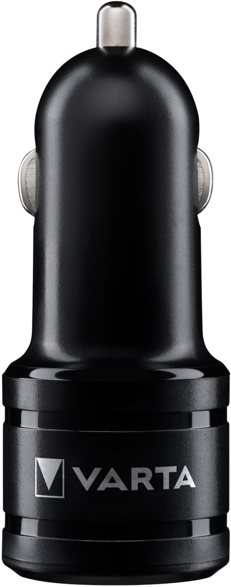 USB nabíjecí autoadaptér, 2x USB, 4800mA max., DC 12V, černý